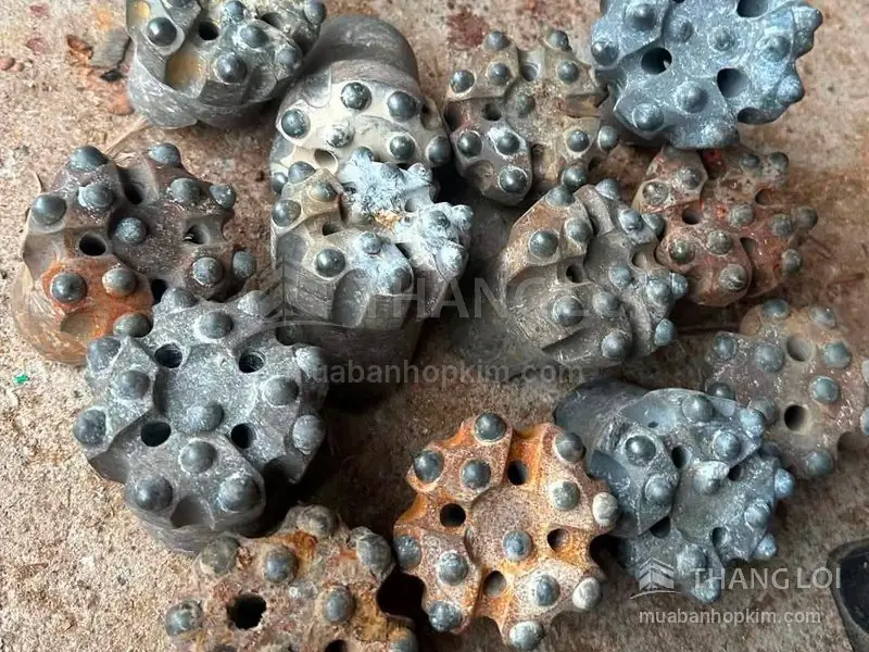 Thu mua mũi khoan đá, mũi khoan khoáng sản cũ