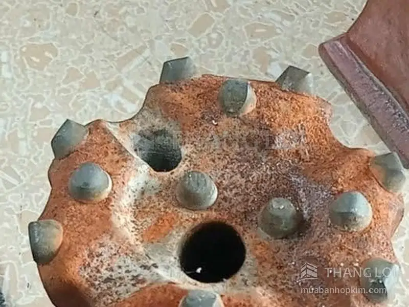 Thu mua mũi khoan đá DTH cũ